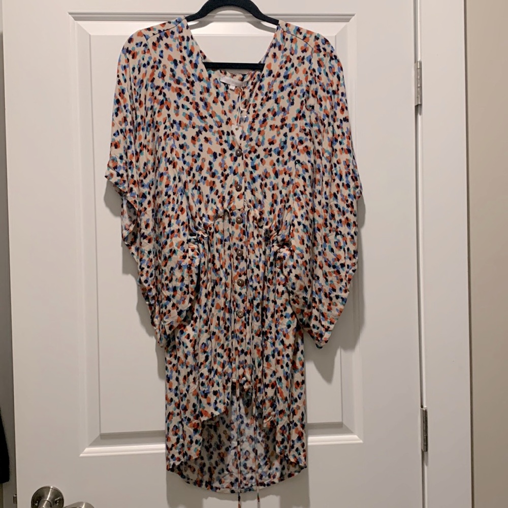 NWT Olivaceous Boho Cinch Waist Dress